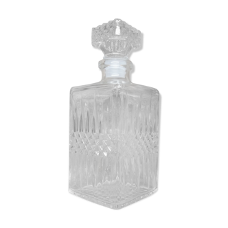 Carafe à whisky verre ciselé