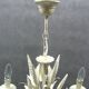 Lustre floral Hollywood Regency, années 1970