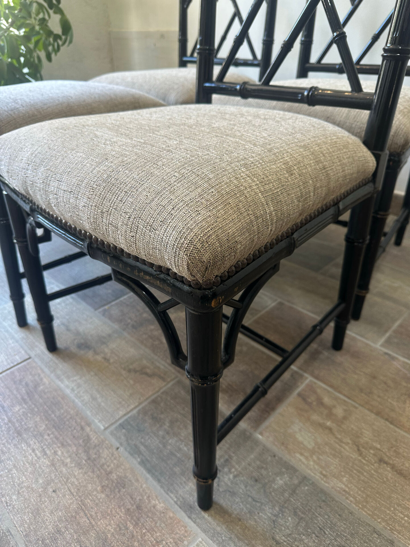 Lot de 4 chaises vintage