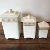 Set of 3 vintage Ditmar pots