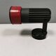 Small vintage wall lamp in hard pressed black and red plastic