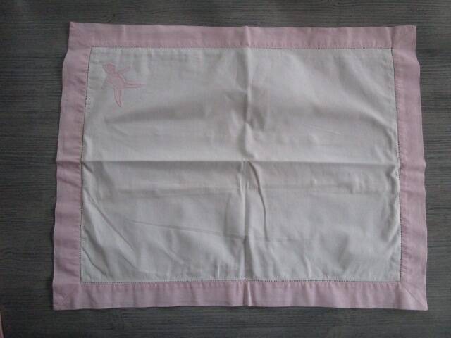 Antique embroidered child's pillowcase