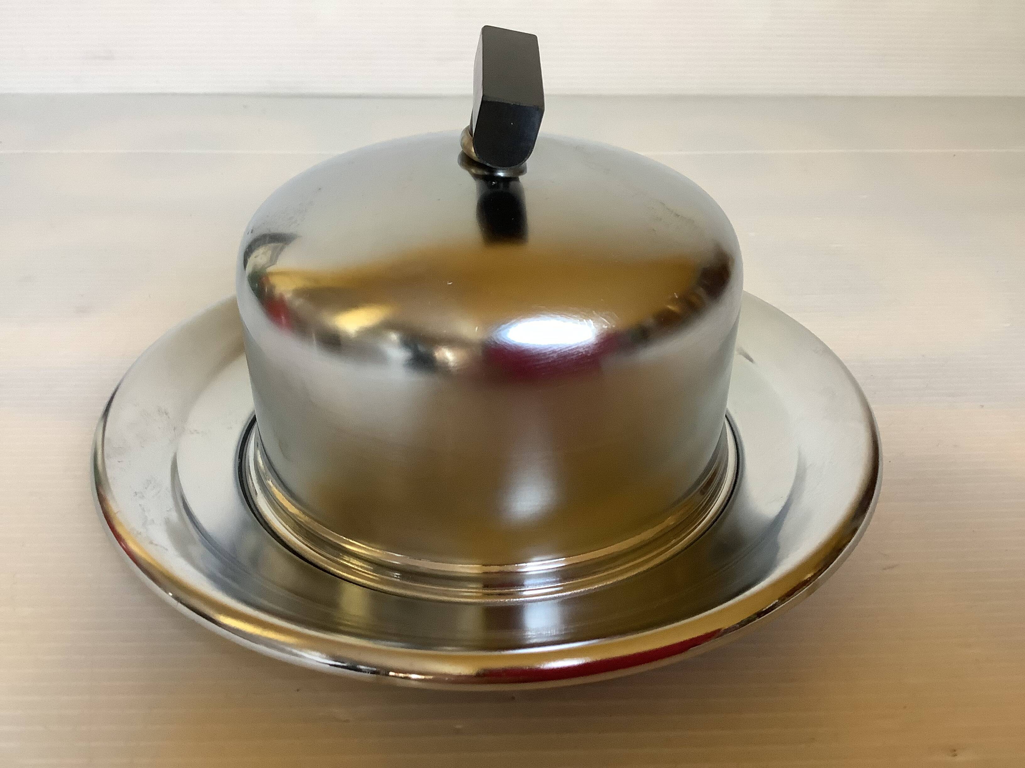 Old bell-shaped butter dish Demeyere Belgium