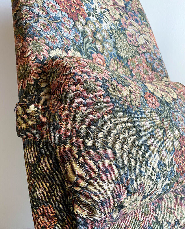 Upholstered recliner chair