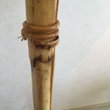 Floor lamp 60s bamboo rattan