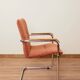 Bauhaus desk chair chrome granola 1970