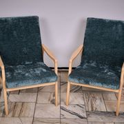 Set of 4 armchairs designed by J. Jiroutek, TON Czechoslovakia, 1960s