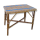 Table basse bout de canapé en osier rotin