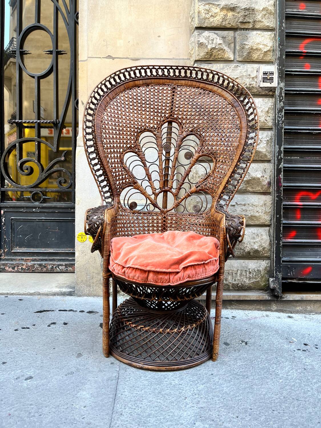 “Emmanuelle” rattan armchair, 1970