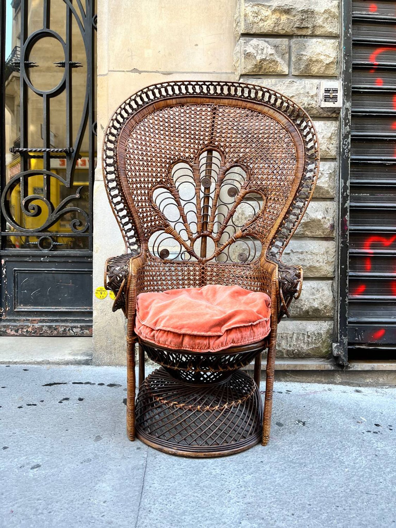 “Emmanuelle” rattan armchair, 1970