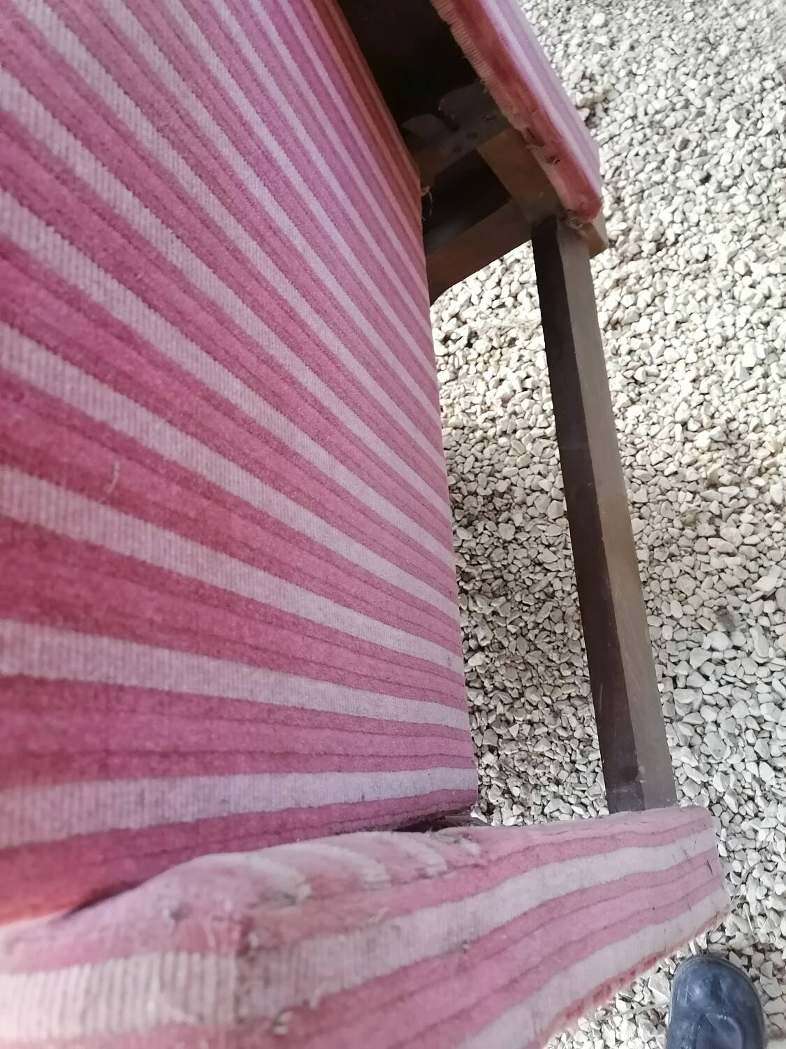 Fabric armchair 1900-1930