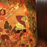 Vintage lampshade persian tales and garden paradise