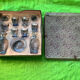 Vintage 1930s glass doll's dinette