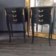 Pair of bedside louis XV style