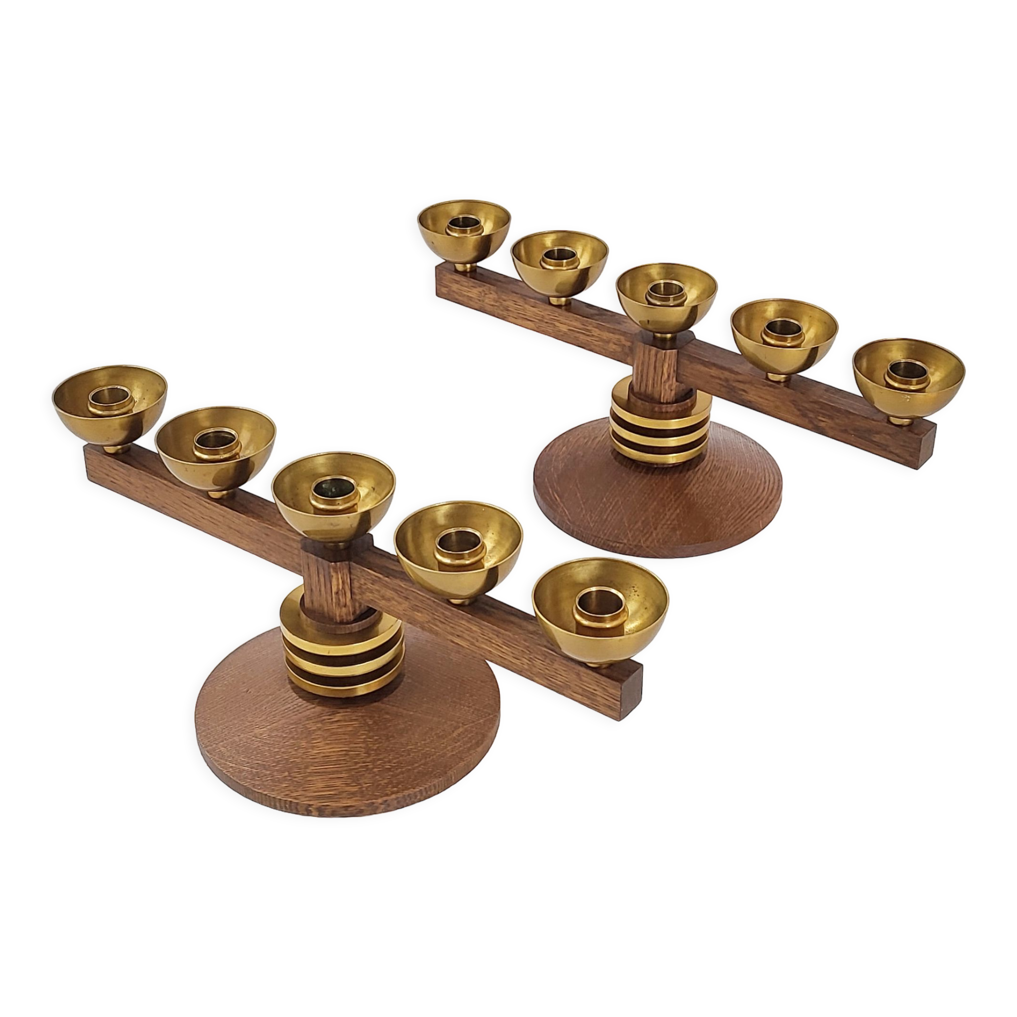 Pair of vintage candelabras 1970