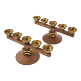 Pair of vintage candelabras 1970