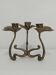 Vintage brass leaf chandelier
