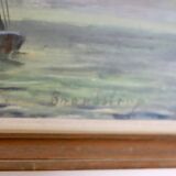 "Boats at Sunset" by Kaj Brandstrup