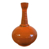 Orange ceramic soliflore