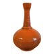 Orange ceramic soliflore