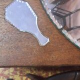 Beveled crystal mirror