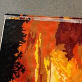 Scandinavian wool carpet year 1970