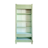 Green bookcase cabinet
