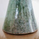 Vase en céramique dans les tons verts