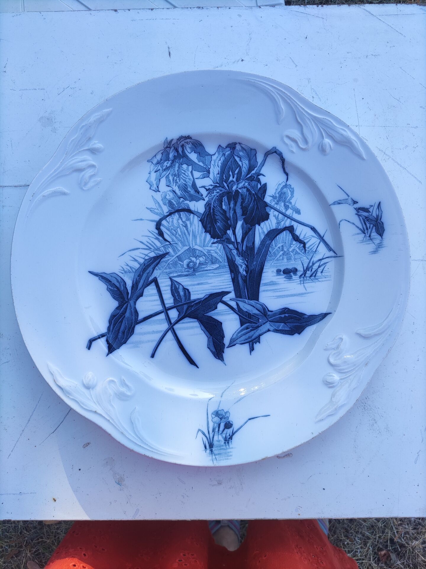 Large plate Villeroy and Boch - Iris model