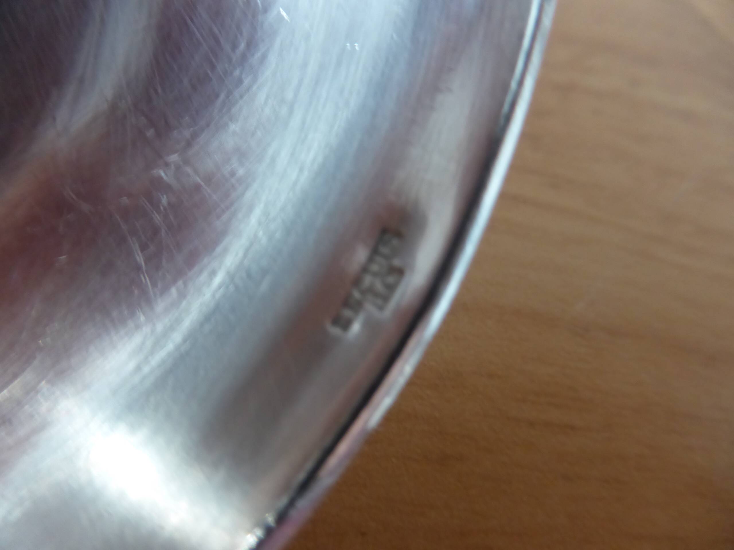 1 vintage silver-plated metal ladle, Ercuis 240549