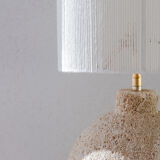 Vintage travertine lamp