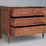 Commode de style Louis XVI en acajou