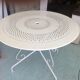Vintage metal outdoor table