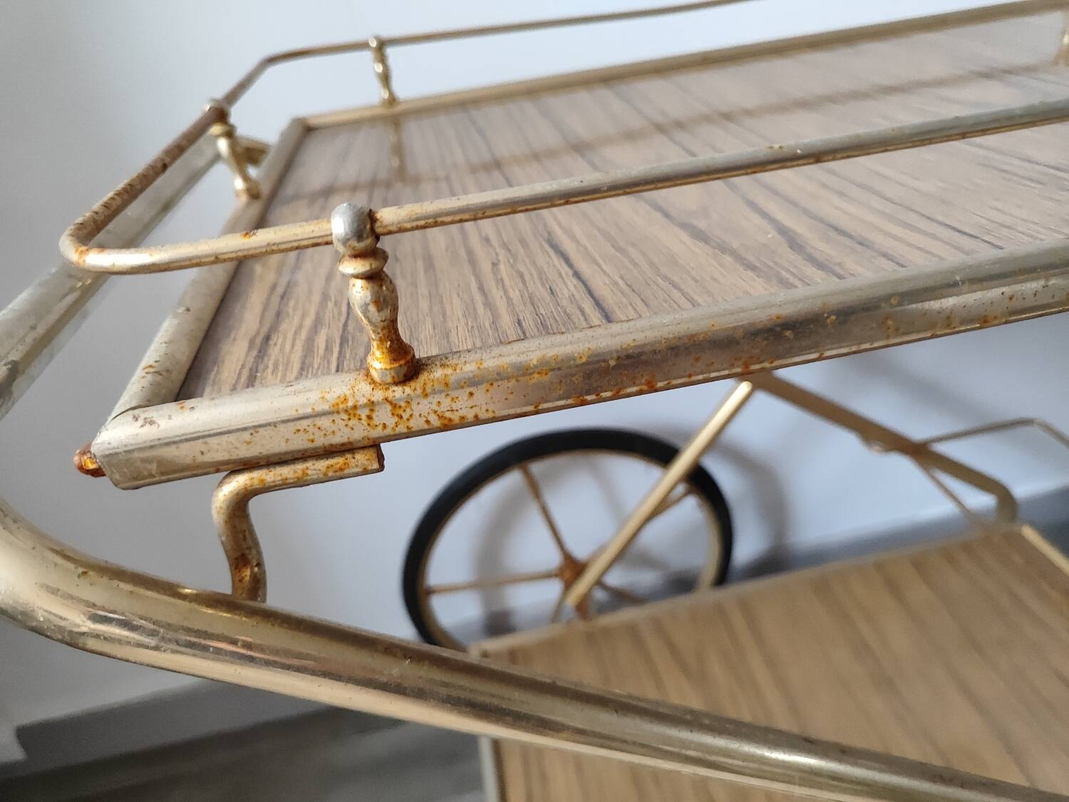Desserte pliante vintage