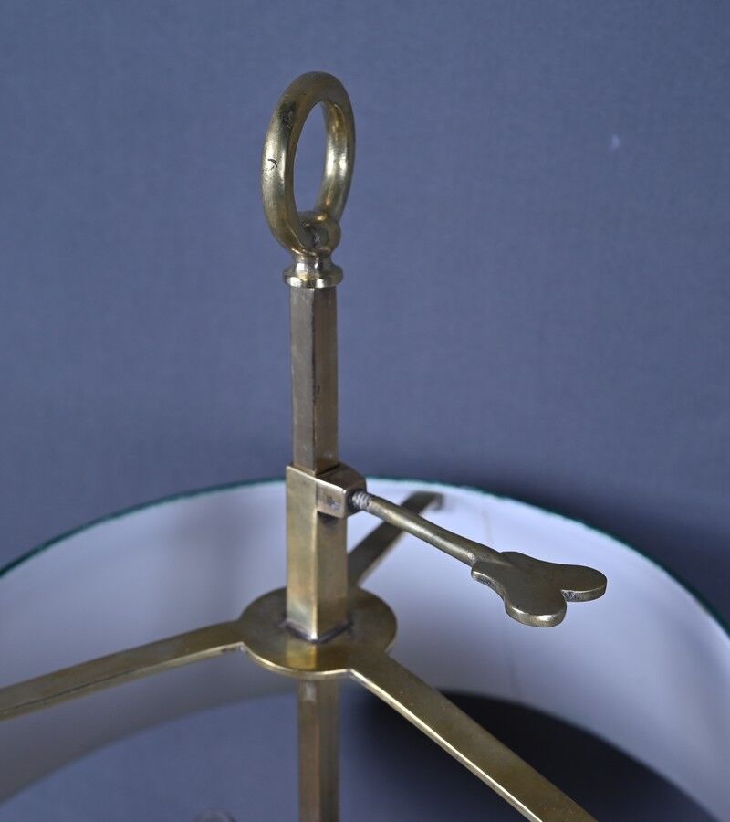 Lampe bouillotte en laiton, style Empire – fin XIXe