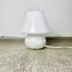 Opaline Glass Swirl Mushroom Table Lamp By Hala Zeist, The Netherlands 1960S