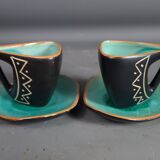 4-cup coffee set and 1980s pourer.