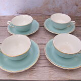Saint Amand vintage 4 cups set.