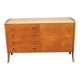 1960s Czechoslovak Maple Sideboard with Drawers and Cabinet
