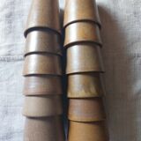Digoin grespots vintage stoneware glasses/cups
