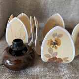 Vintage stoneware lamp