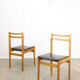 Vintage Chairs in style of Gio Ponti, 1970, set of 4