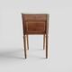 Louis XVI style side table - Marquetry wood and gilded bronze