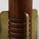 Art Deco Floor Lamp in oak and alabaster, France, ca. 1925