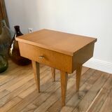 Scandinavian bedside table 50s