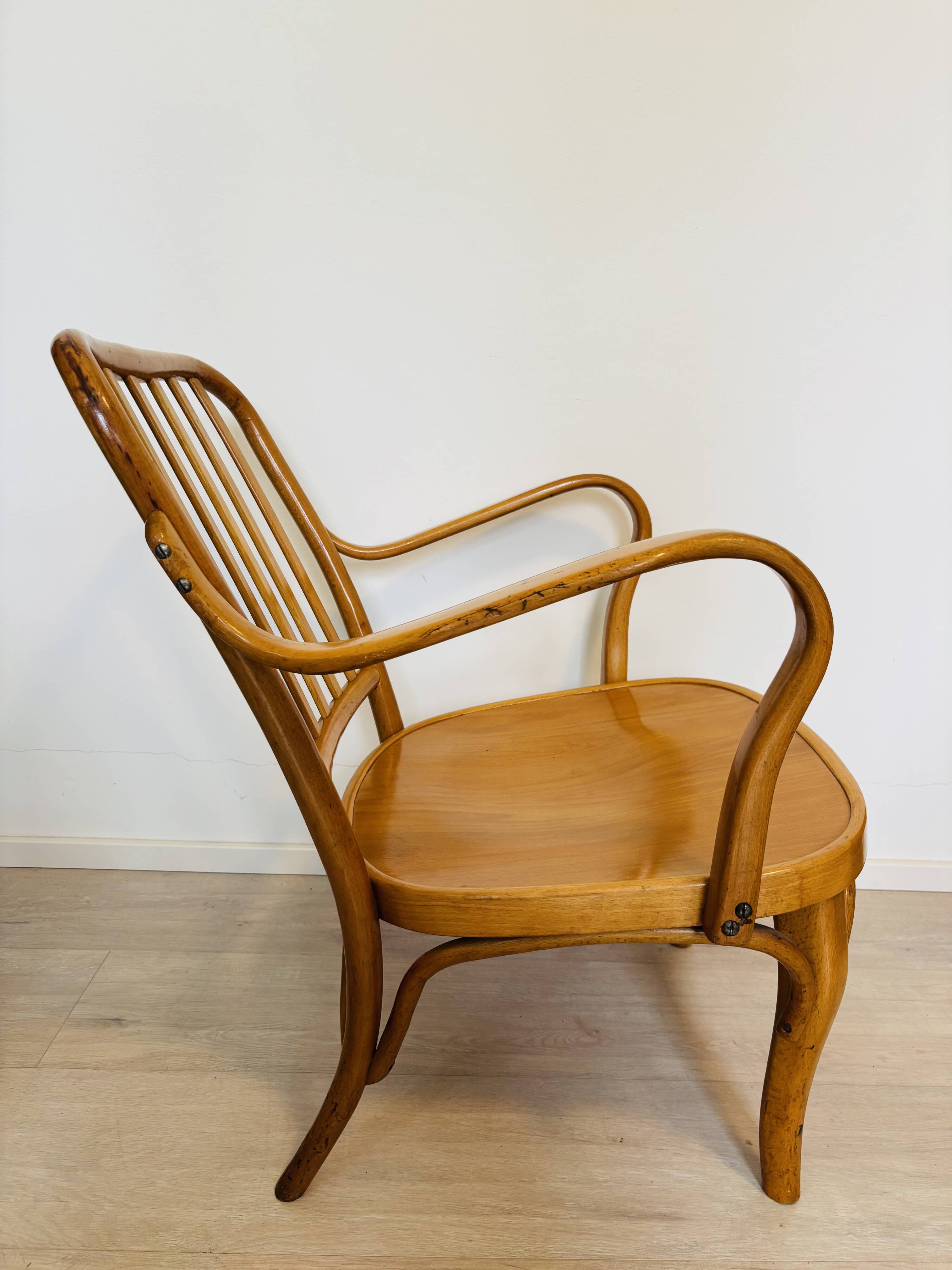 Josef Frank Art Nouveau Chair for Ton, 1940’s
