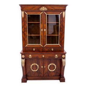 Bookcase in Empire style, France, around 1860.