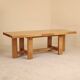 Table en orme massif, Maison Regain, France, 1980