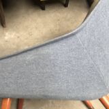 Fauteuils bi color vintage années 60 lainage