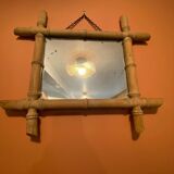 Bamboo wood mirror